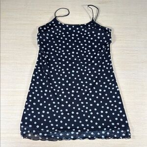 BP Women’s Large Black‎ Floral Spaghetti Strap Dress
